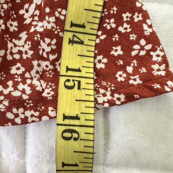 THE FISHERMANS DAUGHTER Womens Small Cropped Ballon Sleeve Cut Out Boho Chic - Picture 11 of 13